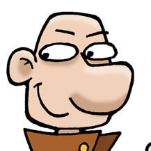 avatar of a bald man